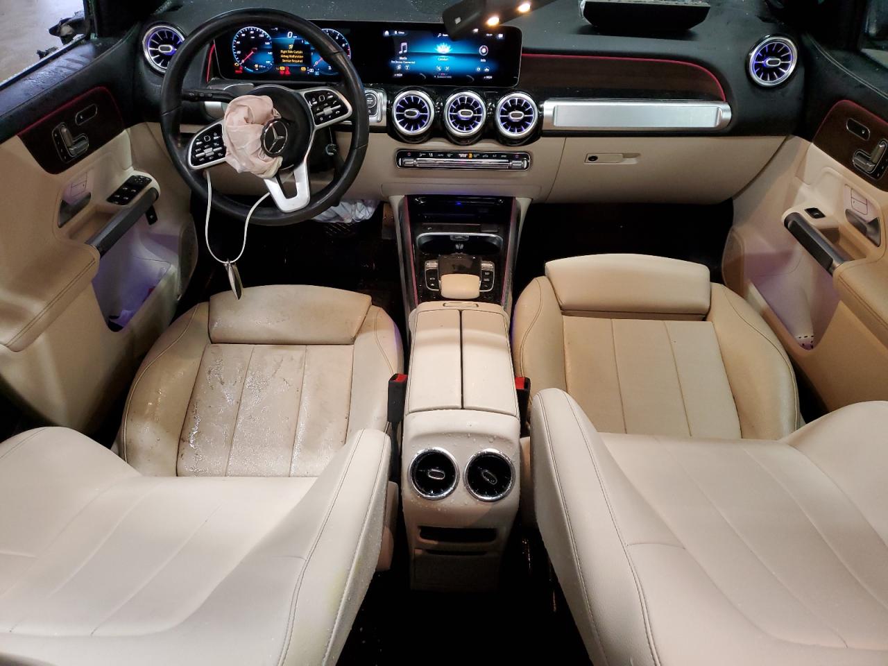 2021 Mercedes-Benz GLB VIN W1N4M4HB3MW066850 Copart auction photo, front end / side damage thumbnail 8