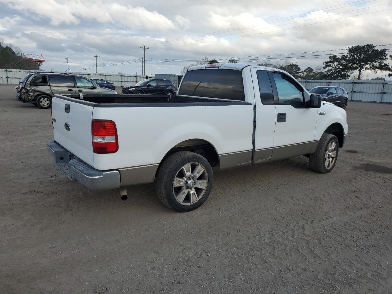 2004 Ford F-150 VIN 1FTRF12W14NA71259 Copart auction photo, side damage thumbnail 3