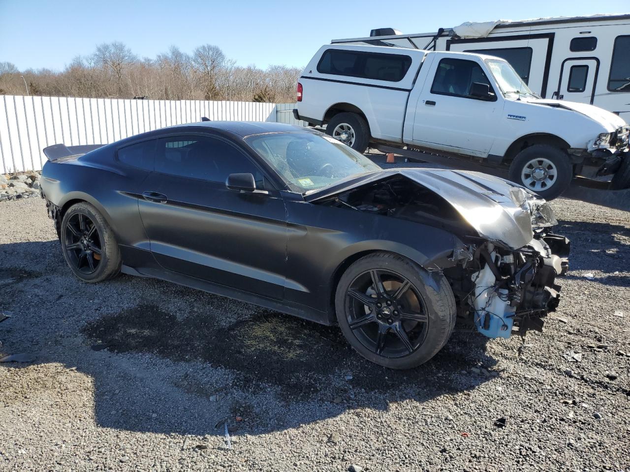 2020 Ford Mustang VIN 1FA6P8TH7L5191791 Copart auction photo, front end / rear end damage thumbnail 4