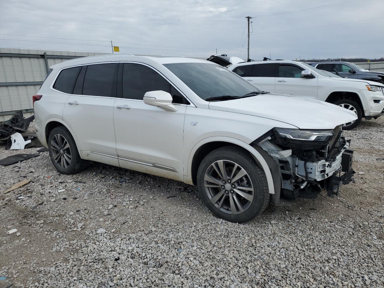 2021 Cadillac XT6 VIN 1GYKPCRS0MZ116319 Copart auction photo, front end damage thumbnail 4