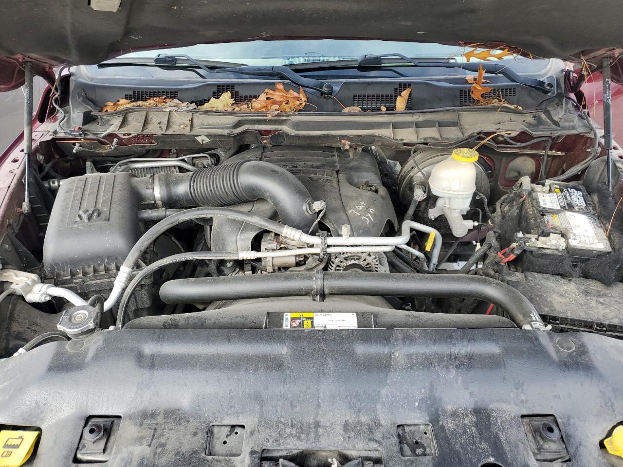 2017 RAM 1500 VIN 1C6RR7LT3HS597194 Copart auction photo, front end / side damage thumbnail 11