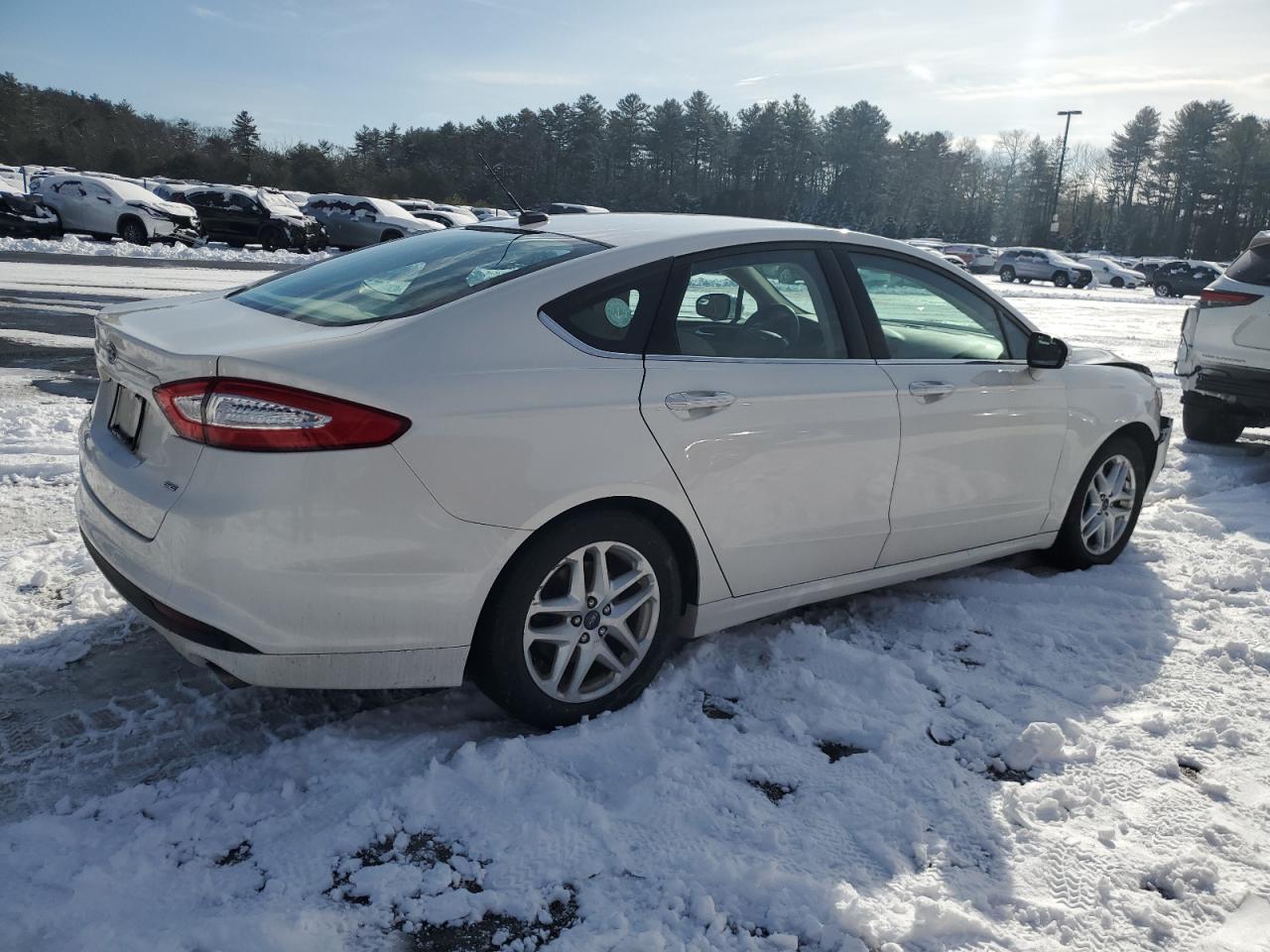 2014 Ford Fusion VIN 1FA6P0H73E5356868 Copart auction photo, front end / minor dent/scratches damage thumbnail 3