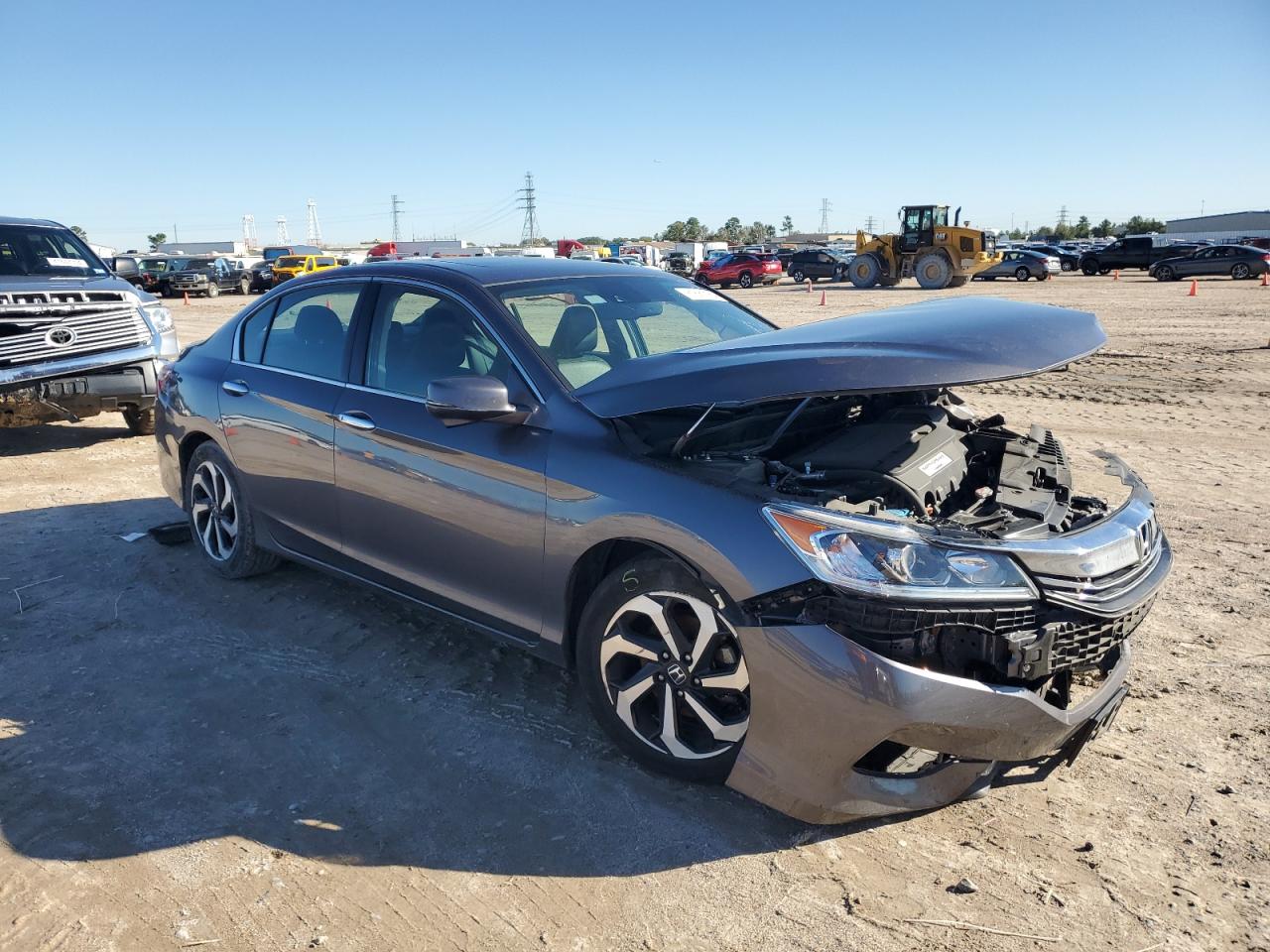 2017 Honda Accord VIN 1HGCR3F04HA042478 Copart auction photo, front end damage thumbnail 4