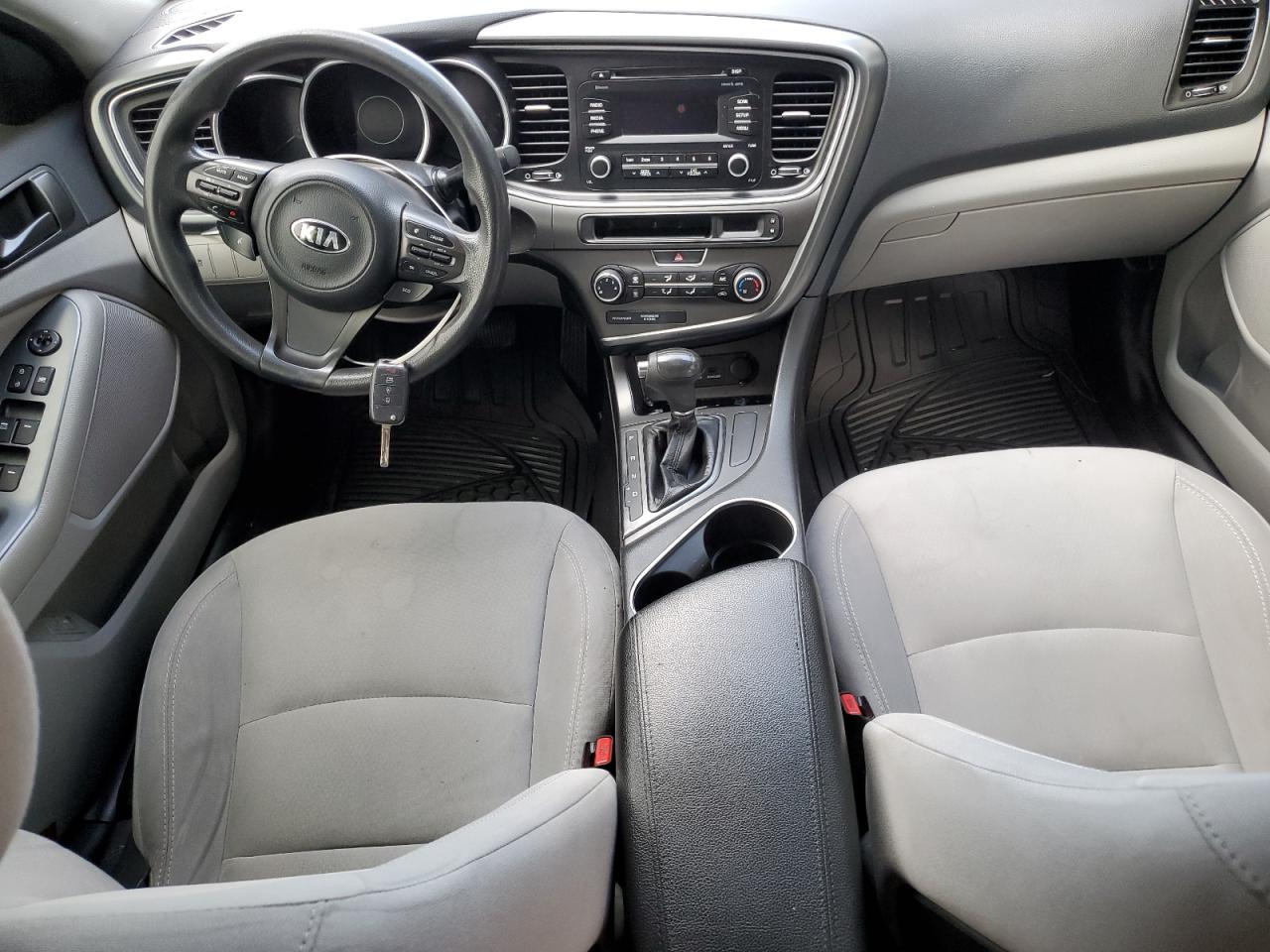 2015 KIA Optima VIN 5XXGM4A7XFG457508 Copart auction photo, front end damage thumbnail 8