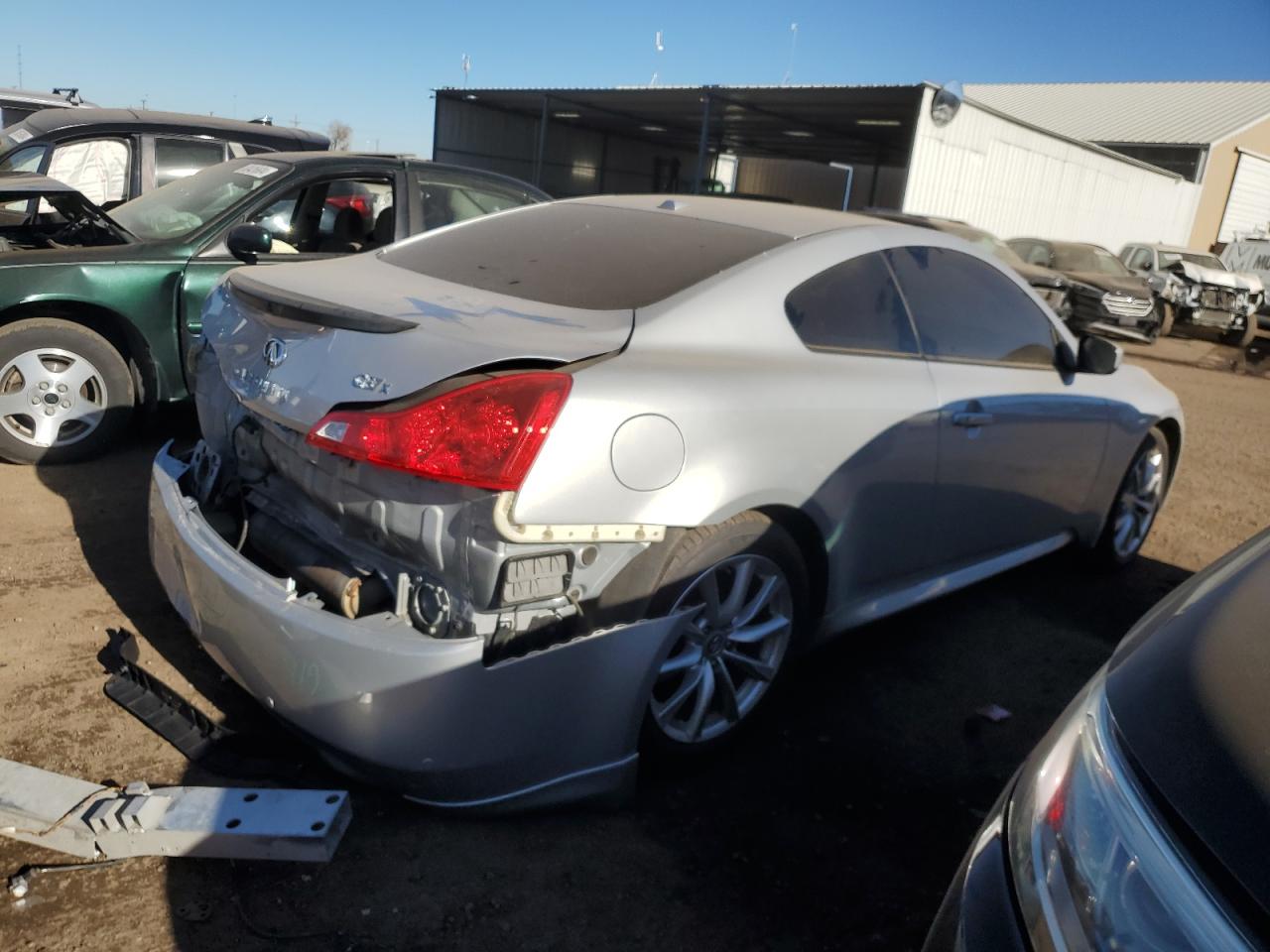 2011 Infiniti G VIN JN1CV6EL2BM264369 Copart auction photo, rear end damage thumbnail 3