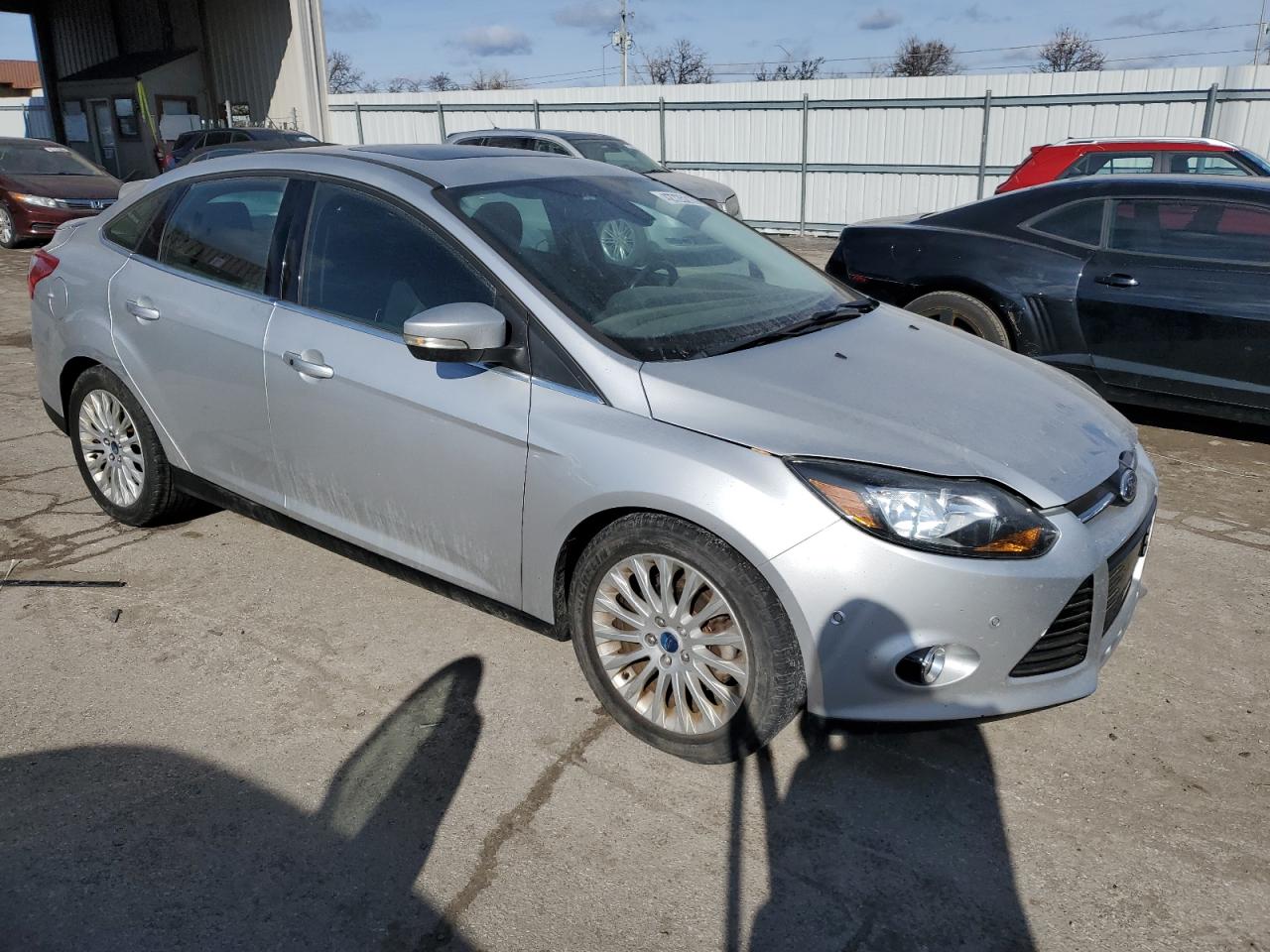 2012 Ford Focus VIN 1FAHP3J26CL475838 Copart auction photo, rear end damage thumbnail 4