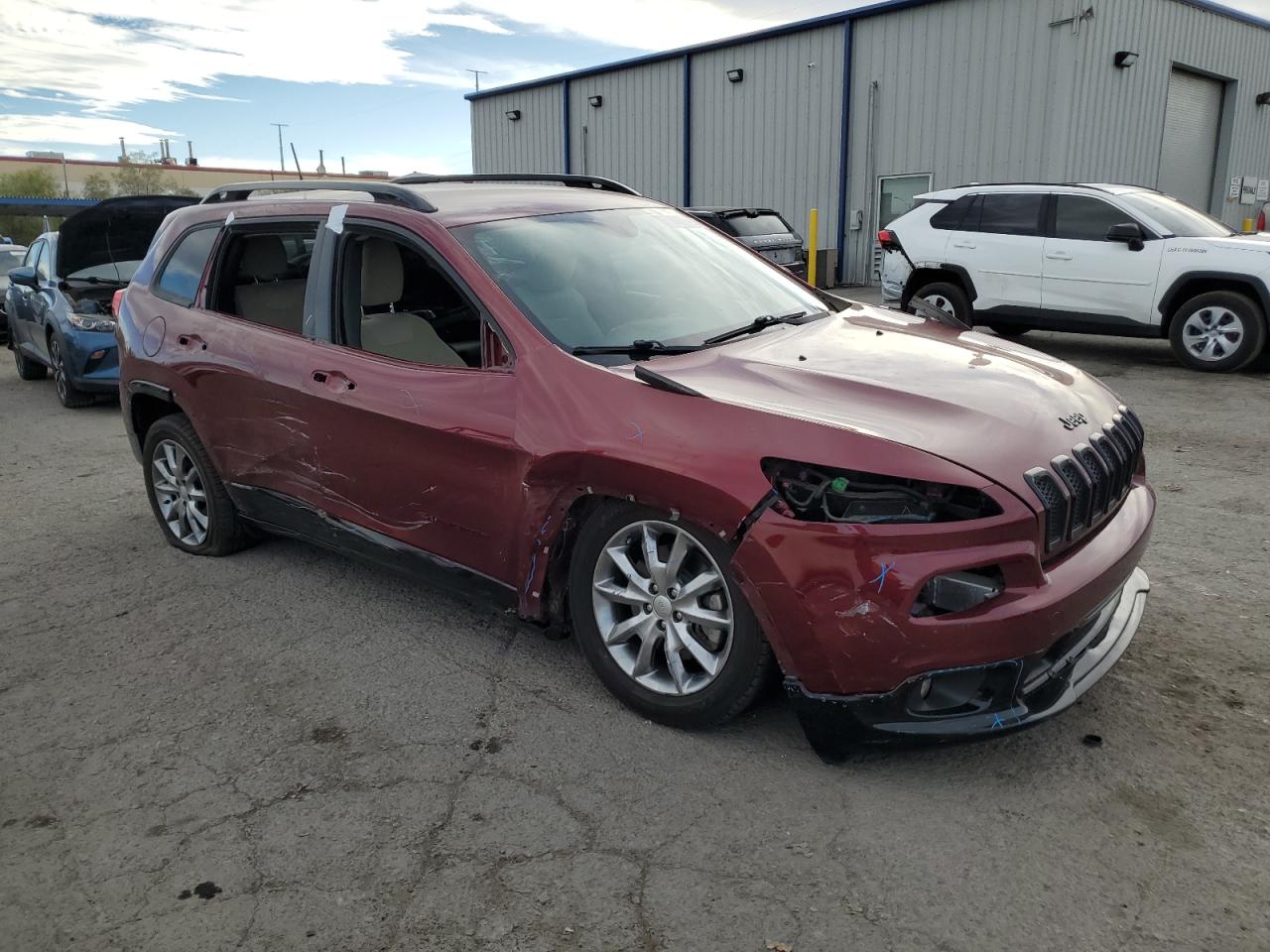2018 Jeep Grand Cherokee VIN 1C4PJLCBXJD612274 Copart auction photo, side / front end damage thumbnail 4