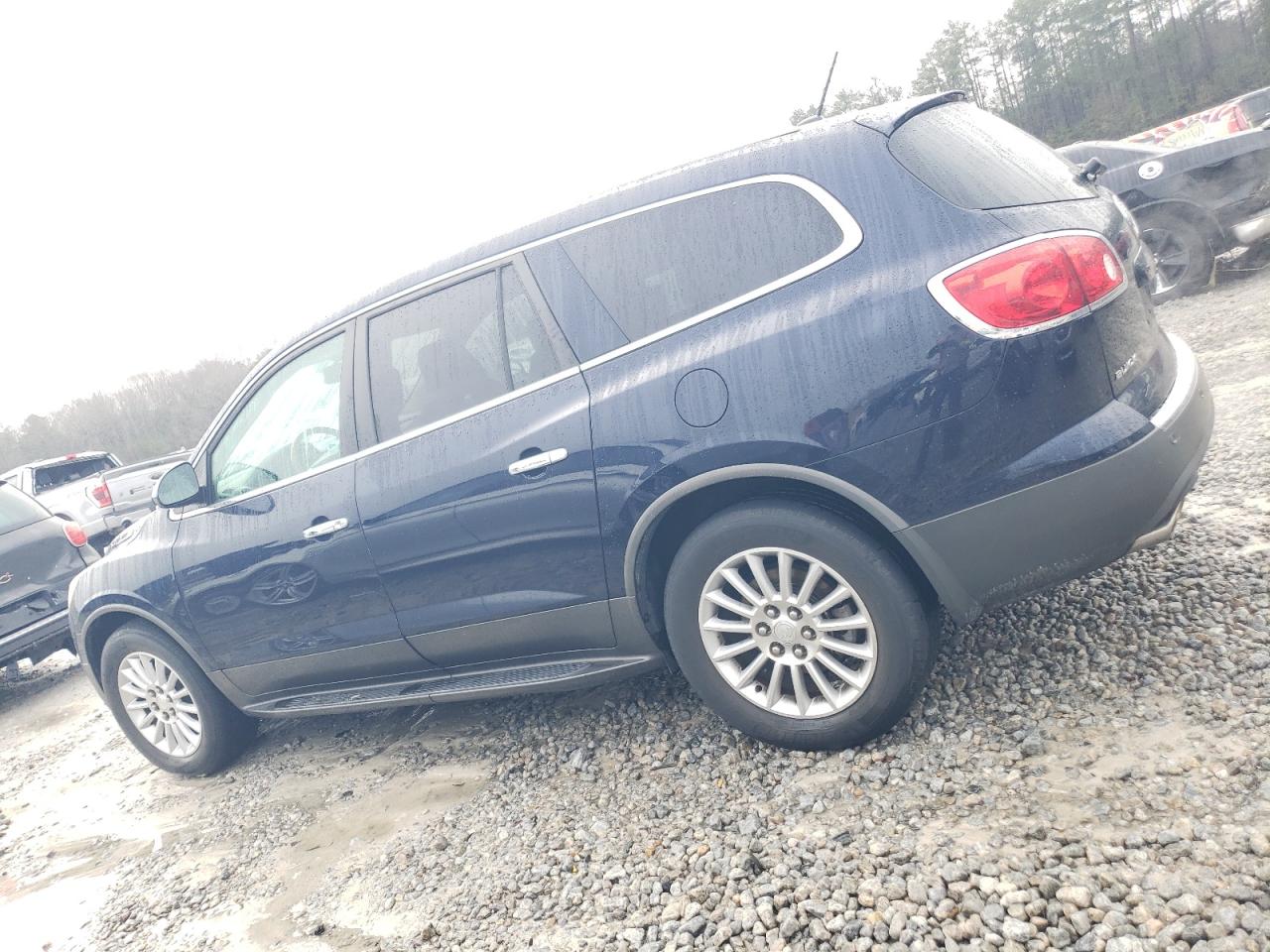 2011 Buick Enclave VIN 5GAKRBED7BJ358085 Copart auction photo, front end / side damage thumbnail 2