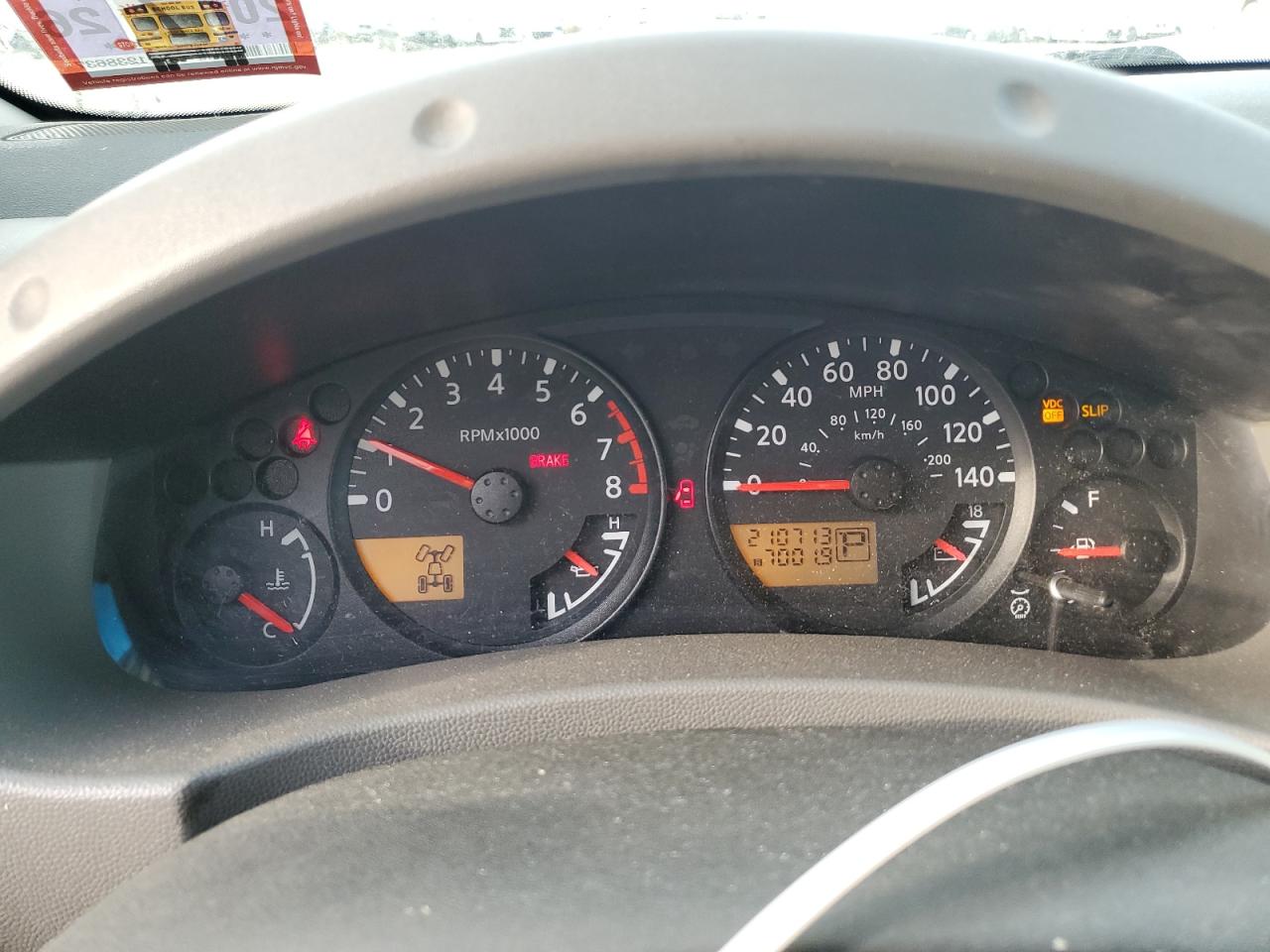 2005 Nissan XTerra VIN 5N1AN08W85C636021 Copart auction photo, front end damage thumbnail 9