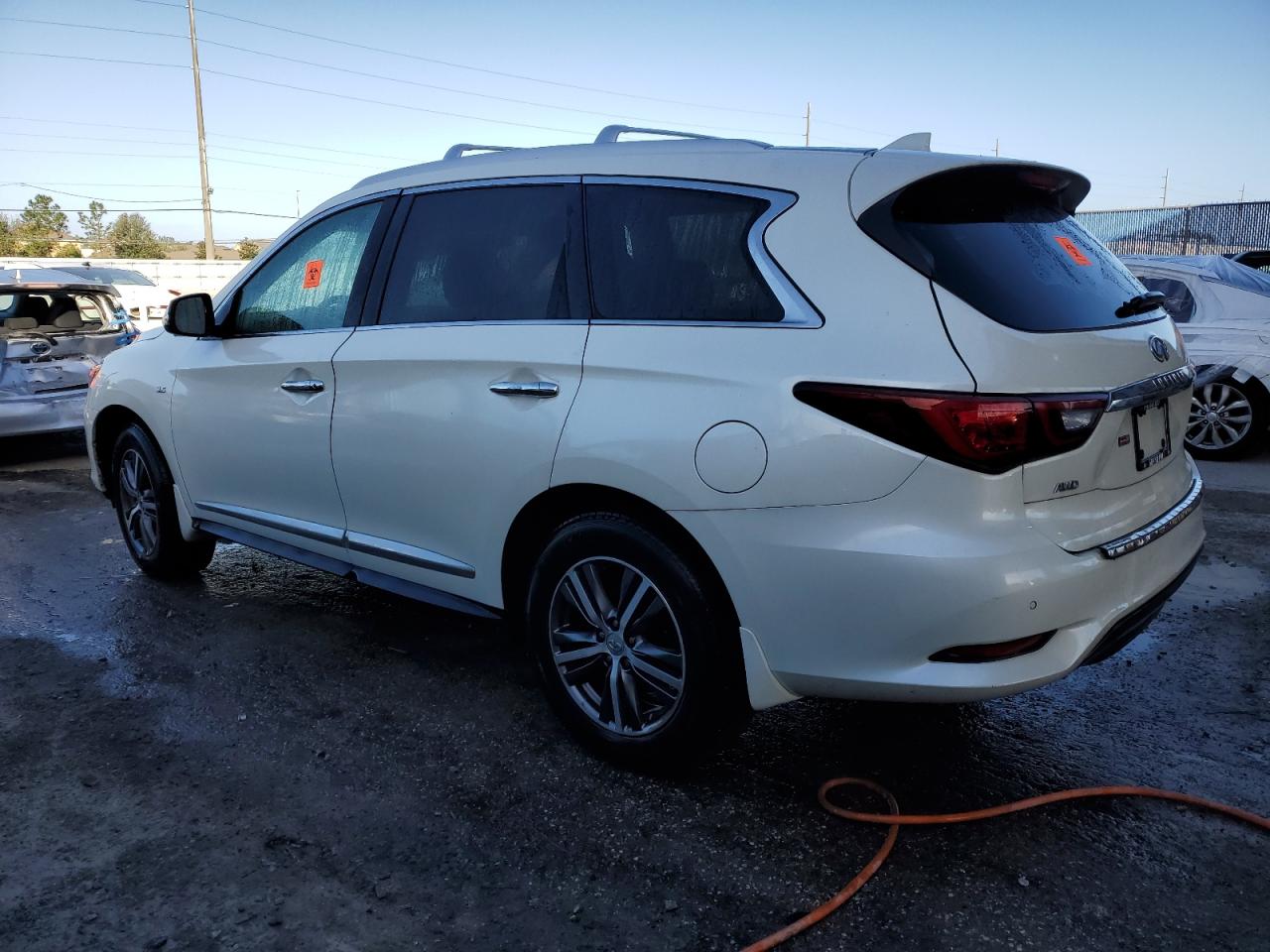 2019 Infiniti QX60 VIN 5N1DL0MM4KC569243 Copart auction photo, water/flood / front end damage thumbnail 2