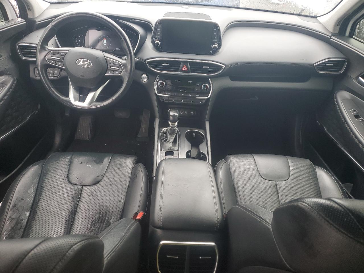 2019 Hyundai Santa Fe VIN 5NMS5CADXKH058309 Copart auction photo, side / undercarriage damage thumbnail 8