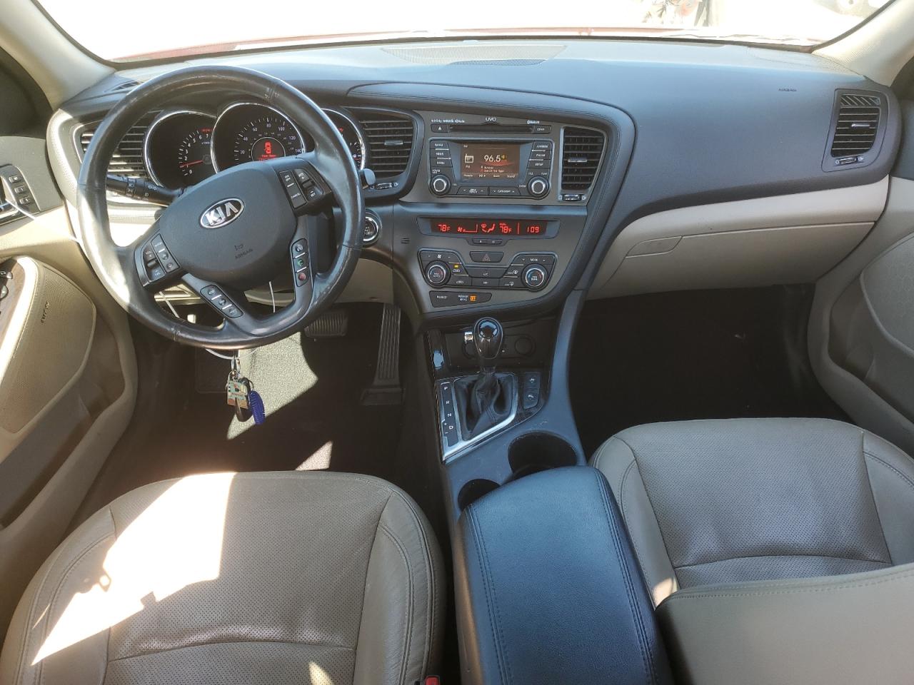 2013 KIA Optima VIN 5XXGN4A75DG248882 Copart auction photo, front end damage thumbnail 8