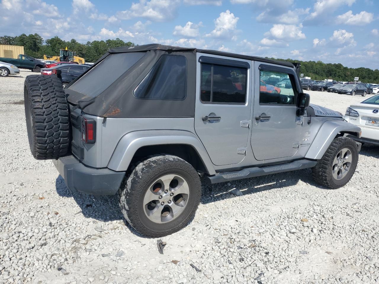 2018 Jeep Wrangler VIN 1C4HJWEG5JL801886 Copart auction photo, front end damage thumbnail 3