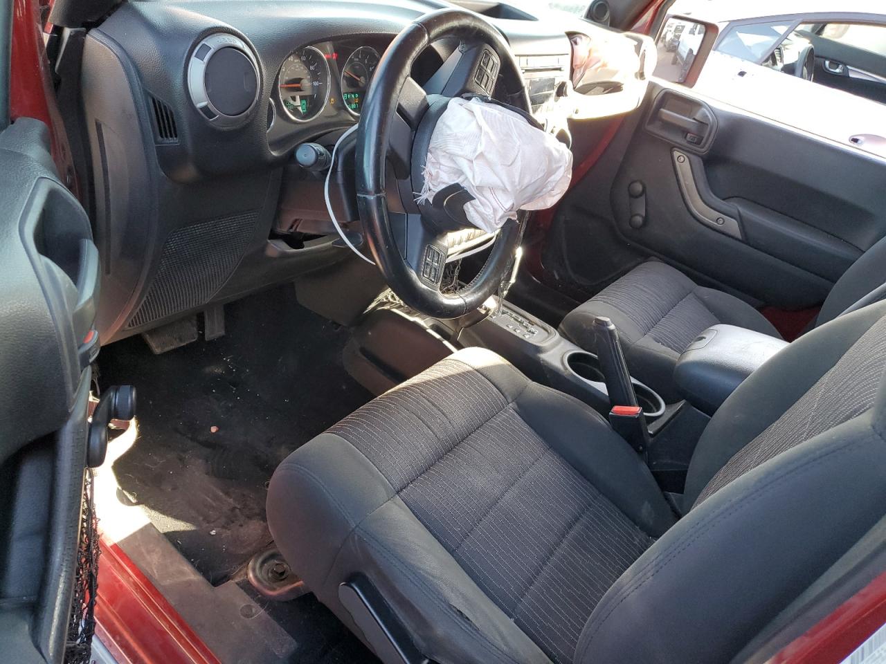 2012 Jeep Wrangler VIN 1C4BJWDG1CL181659 Copart auction photo, front end / side damage thumbnail 8