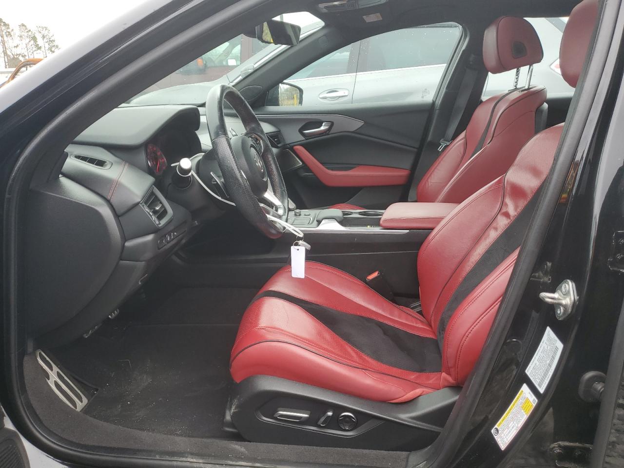 2021 Acura TLX VIN 19UUB5F50MA003297 Copart auction photo, front end damage thumbnail 7
