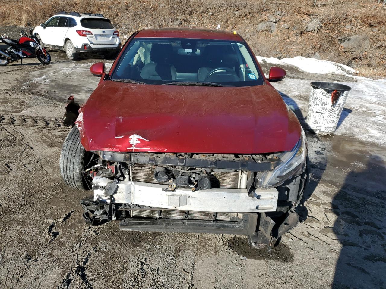 2019 Nissan Altima VIN 1N4BL4DW0KN304902 Copart auction photo, front end / side damage thumbnail 5
