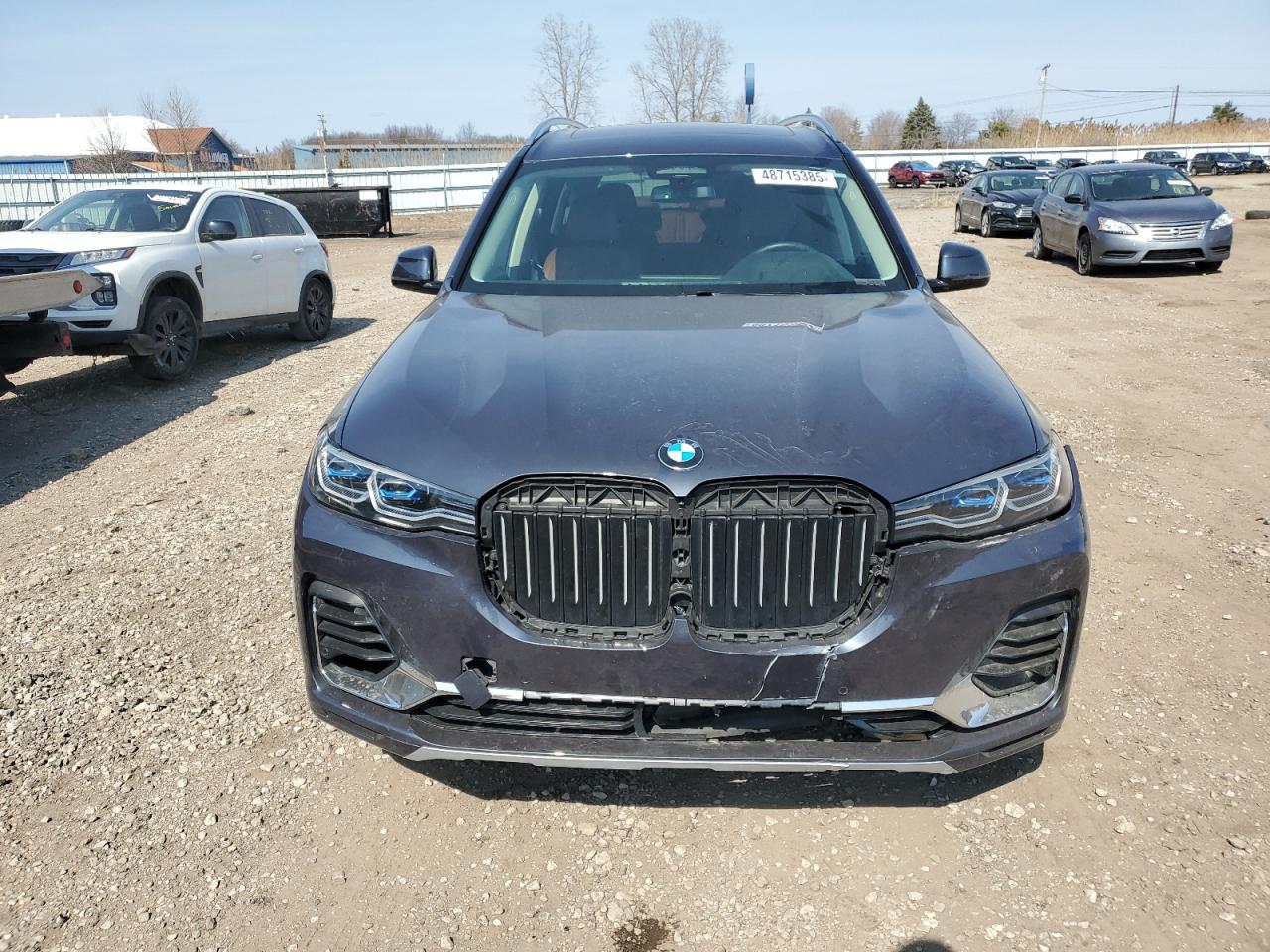 2019 BMW X7 VIN 5UXCX4C52KLS36852 Copart auction photo, front end damage thumbnail 5
