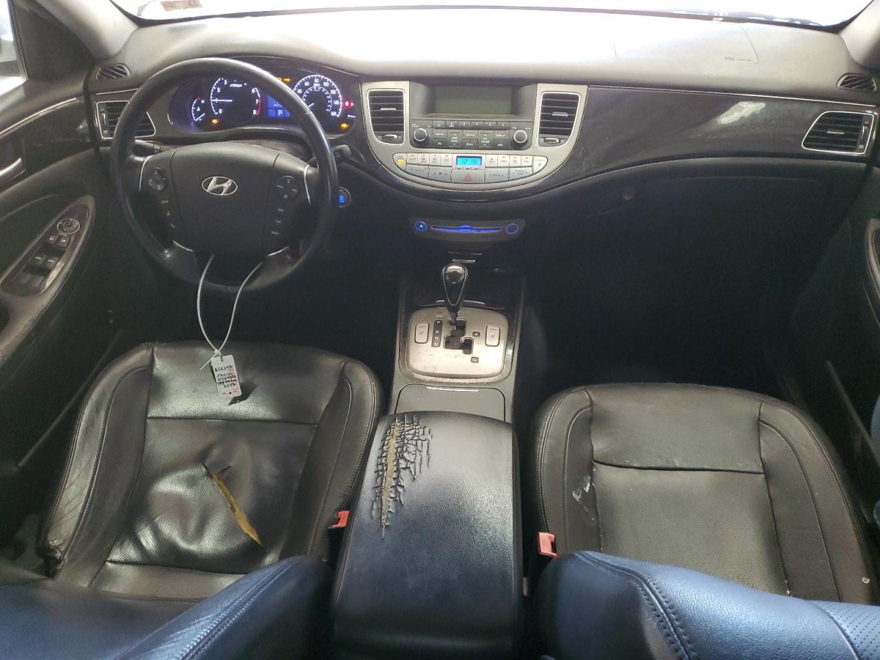 2014 Hyundai Genesis VIN KMHGC4DDXEU263778 Copart auction photo, side damage thumbnail 8