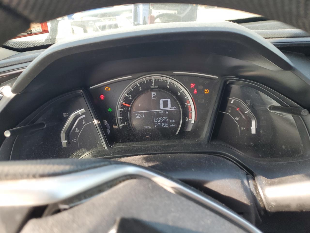 2017 Honda Civic VIN 19XFC2F5XHE230843 Copart auction photo, front end damage thumbnail 9