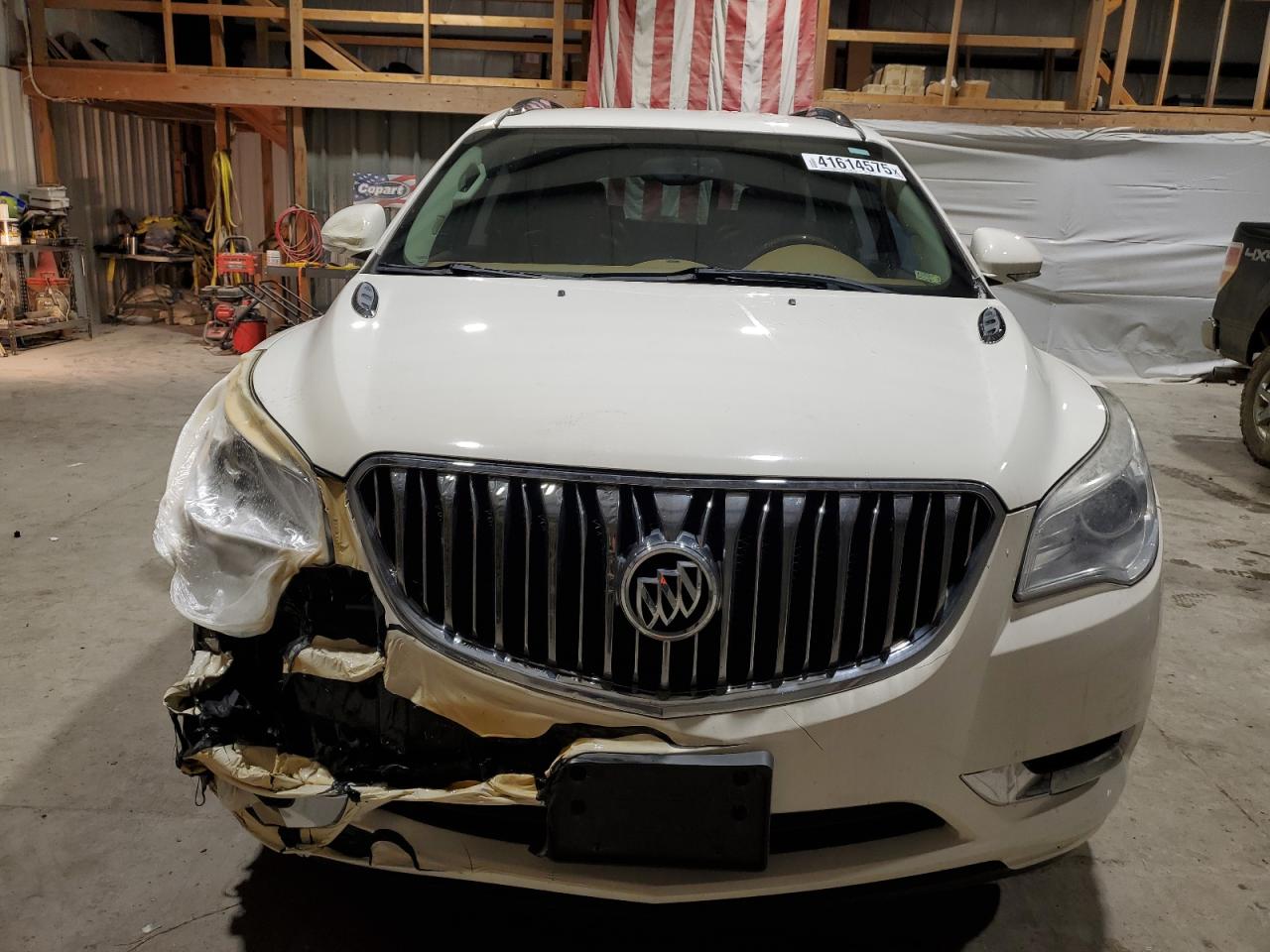 2014 Buick Enclave VIN 5GAKVBKD7EJ354784 Copart auction photo, burn damage thumbnail 5