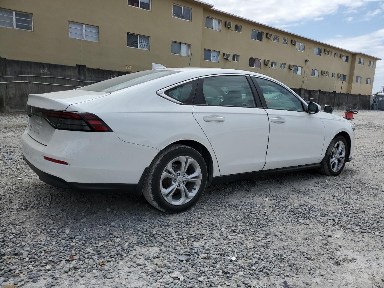 2024 Honda Accord VIN 1HGCY1F21RA080289 Copart auction photo, vandalism damage thumbnail 3