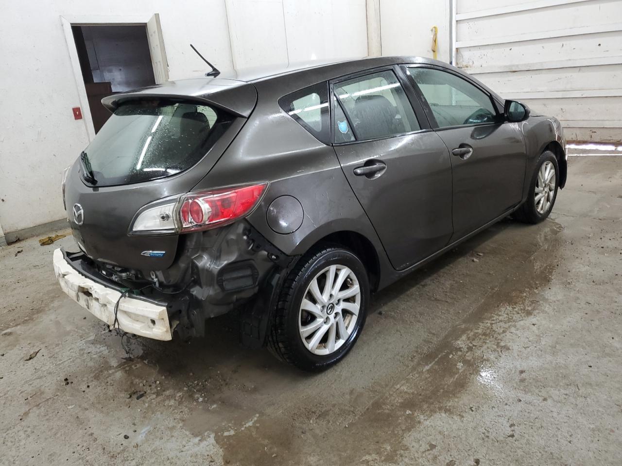 2013 Mazda 3 VIN JM1BL1L7XD1789711 Copart auction photo, rear end / front end damage thumbnail 3
