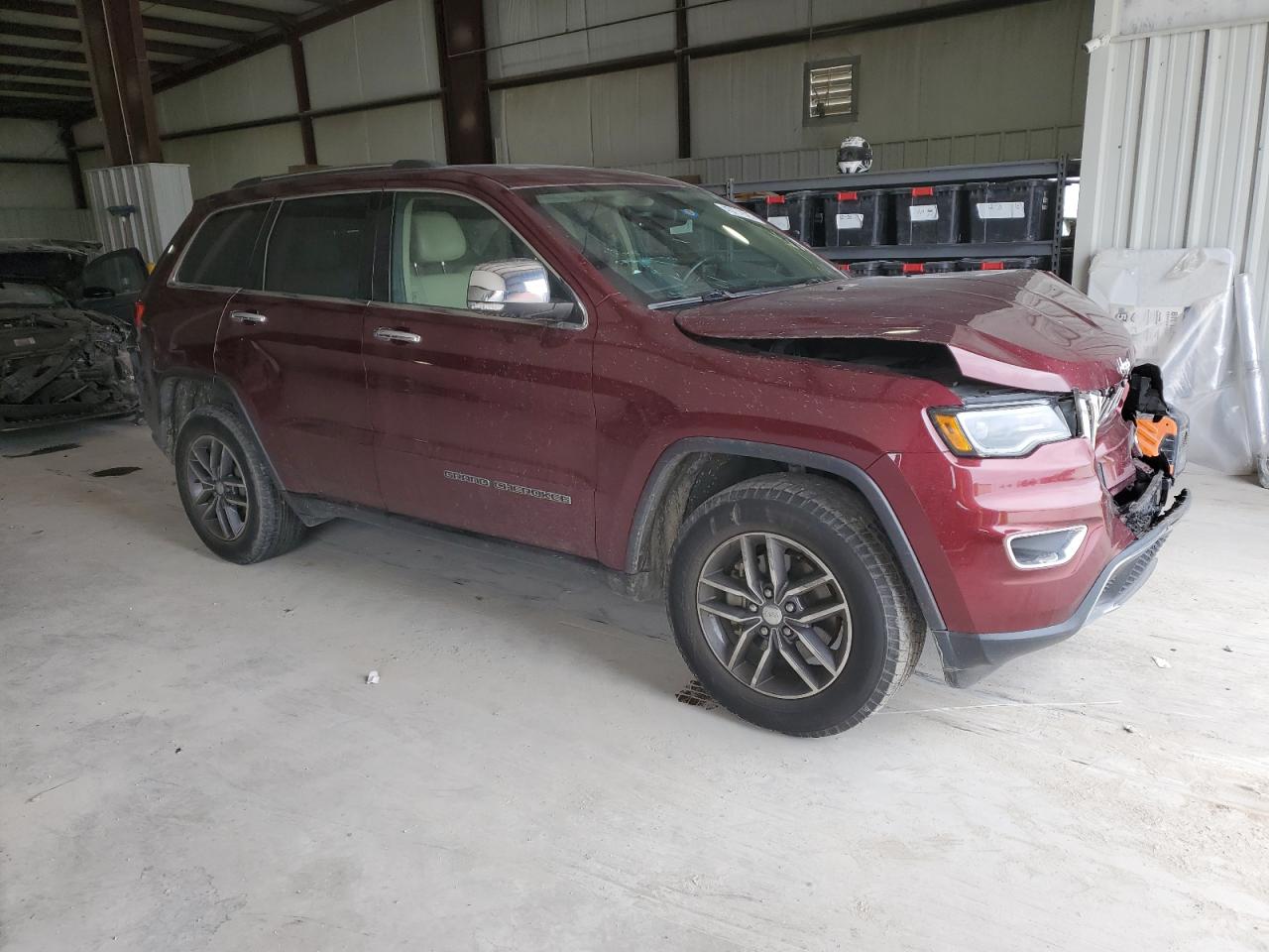 2017 Jeep Grand Cherokee VIN 1C4RJEBG0HC915677 Copart auction photo, front end damage thumbnail 4