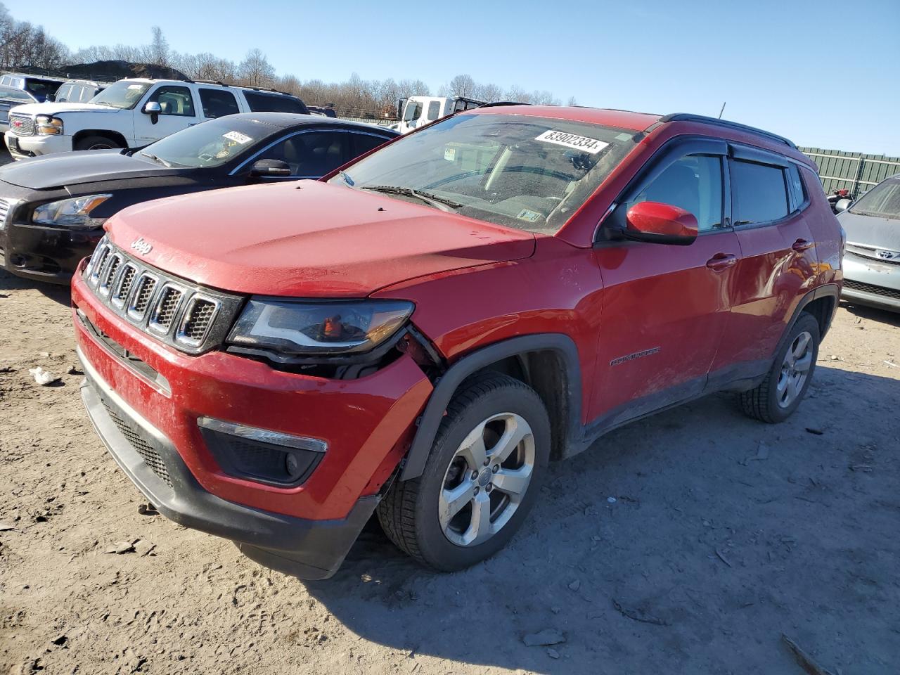 2018 Jeep Compass VIN 3C4NJDBBXJT372264