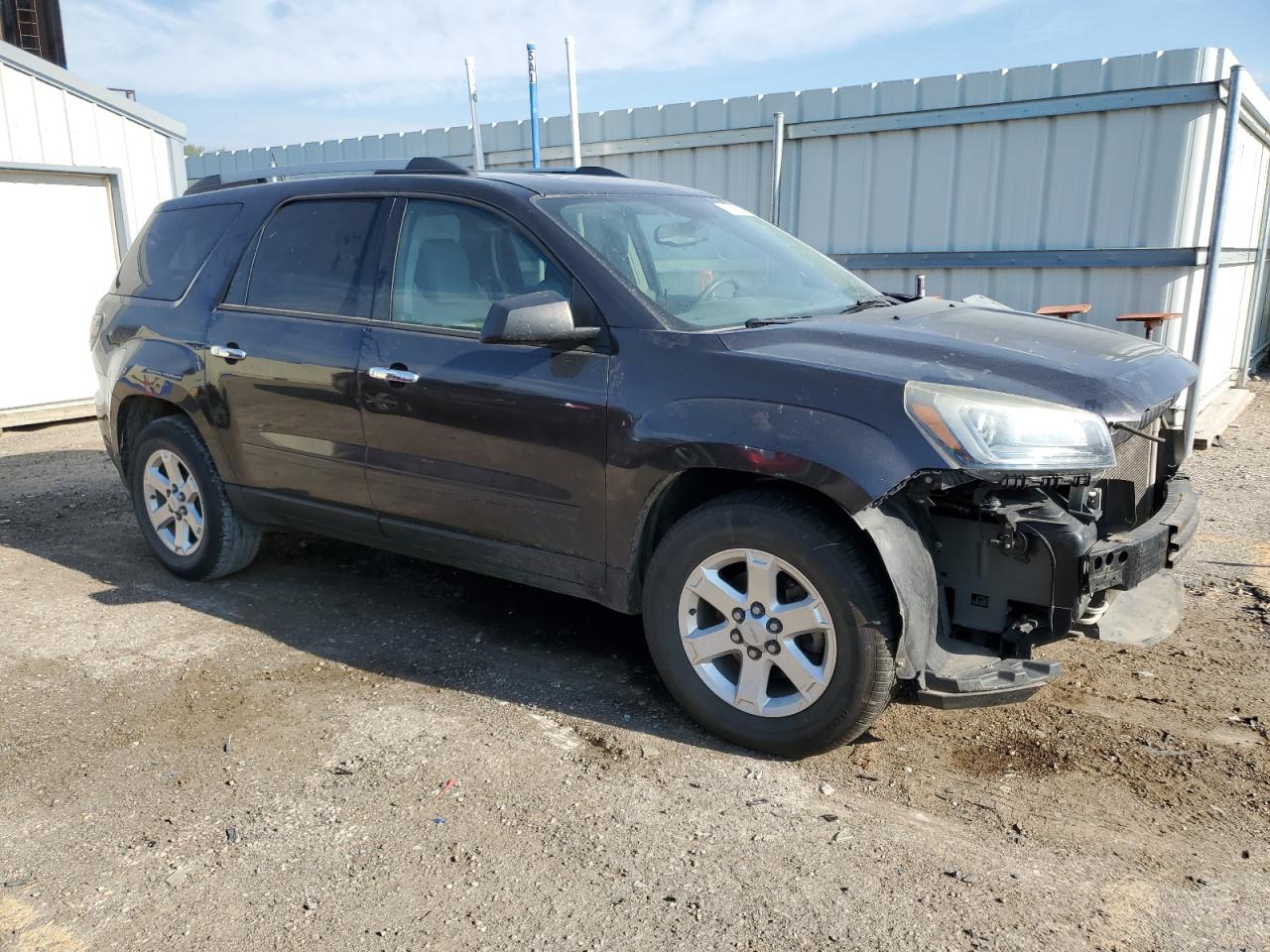 2015 GMC Acadia VIN 1GKKRNED9FJ385086 Copart auction photo, all over damage thumbnail 4