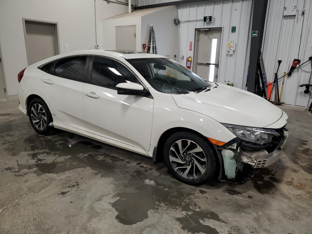 2017 Honda Civic VIN 2HGFC2F84HH030332 Copart auction photo, all over / undercarriage damage thumbnail 4