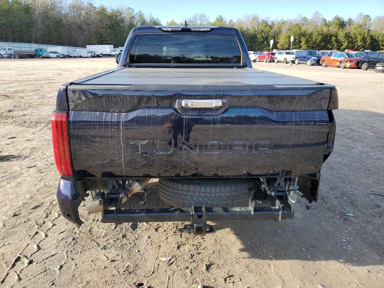 2022 Toyota Tundra VIN 5TFJA5EC7NX010380 Copart auction photo, rear end damage thumbnail 6