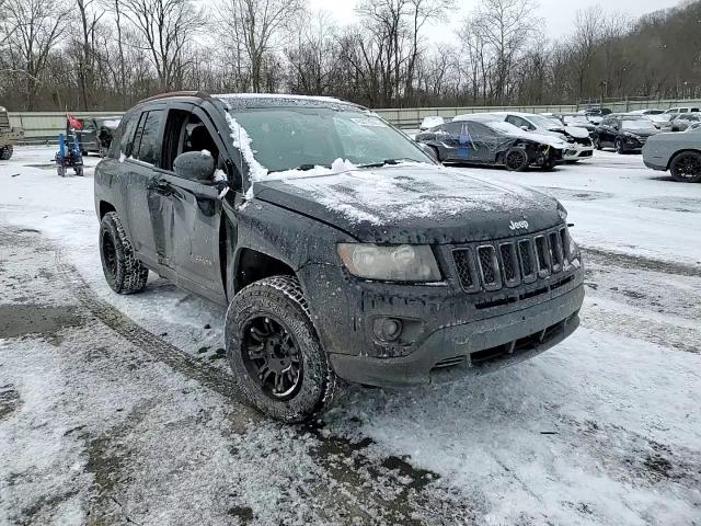 2014 Jeep Compass VIN 1C4NJDEB3ED760377 Copart auction photo, side / front end damage thumbnail 11
