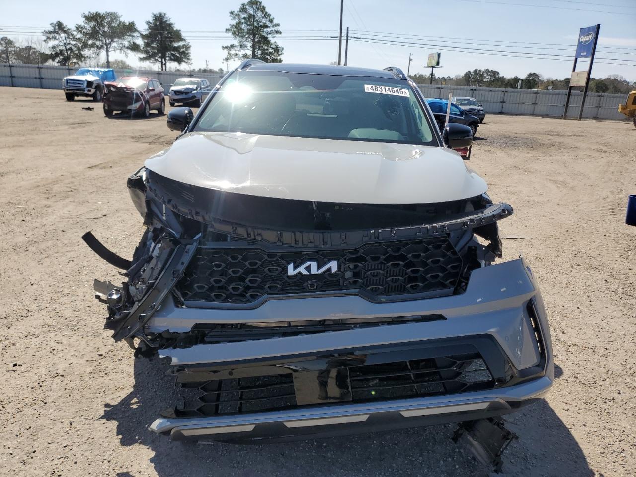 2023 KIA Sorento VIN 5XYRKDLF6PG231613 Copart auction photo, front end damage thumbnail 5