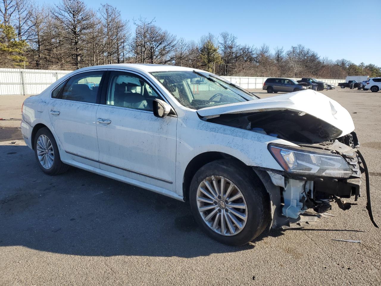 2017 Volkswagen Passat VIN 1VWBT7A3XHC071165 Copart auction photo, front end / rear end damage thumbnail 4
