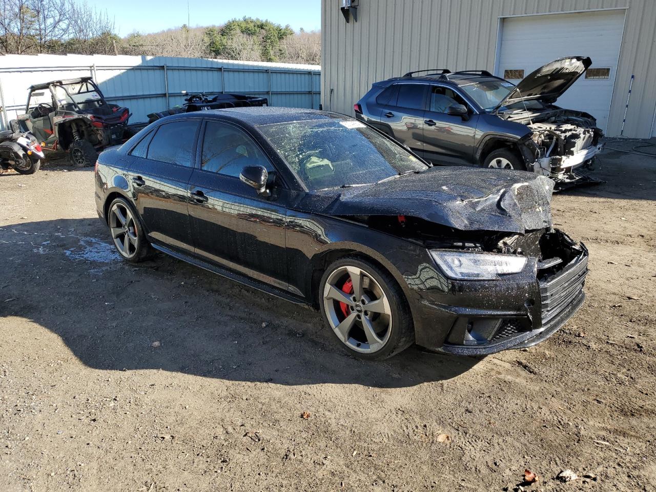 2019 Audi RS4 VIN WAUB4AF42KA034240 Copart auction photo, front end / minor dent/scratches damage thumbnail 4