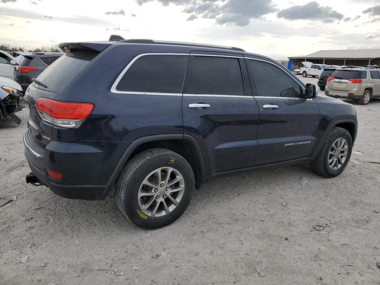 2015 Jeep Grand Cherokee VIN 1C4RJEBG6FC220732 Copart auction photo, side damage thumbnail 3