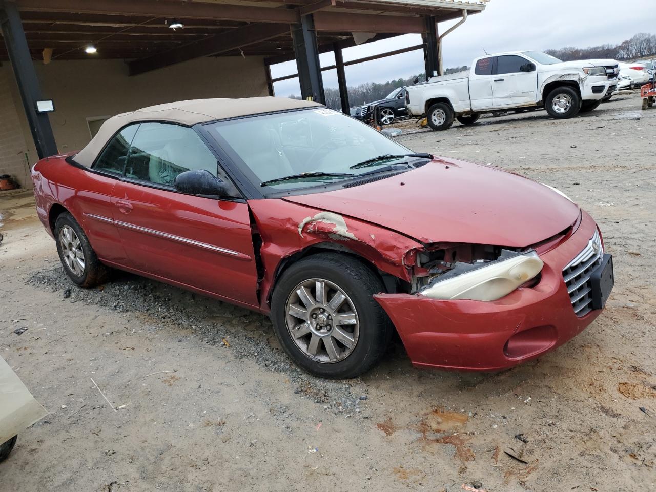 2006 Chrysler Sebring VIN 1C3EL65R86N236421 Copart auction photo, all over damage thumbnail 4