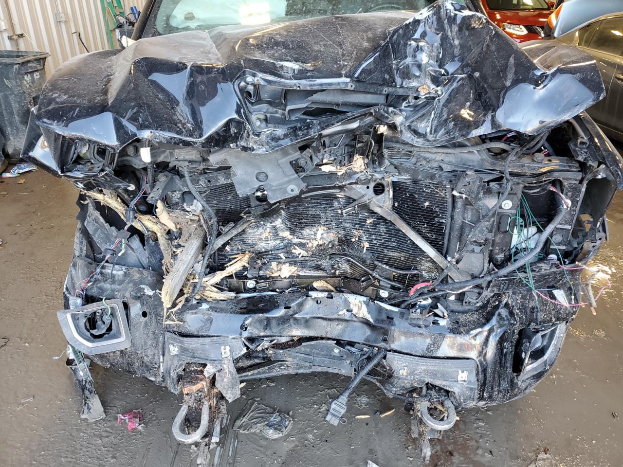 2019 GMC Sierra VIN 1GT12SEY9KF197680 Copart auction photo, all over damage thumbnail 11