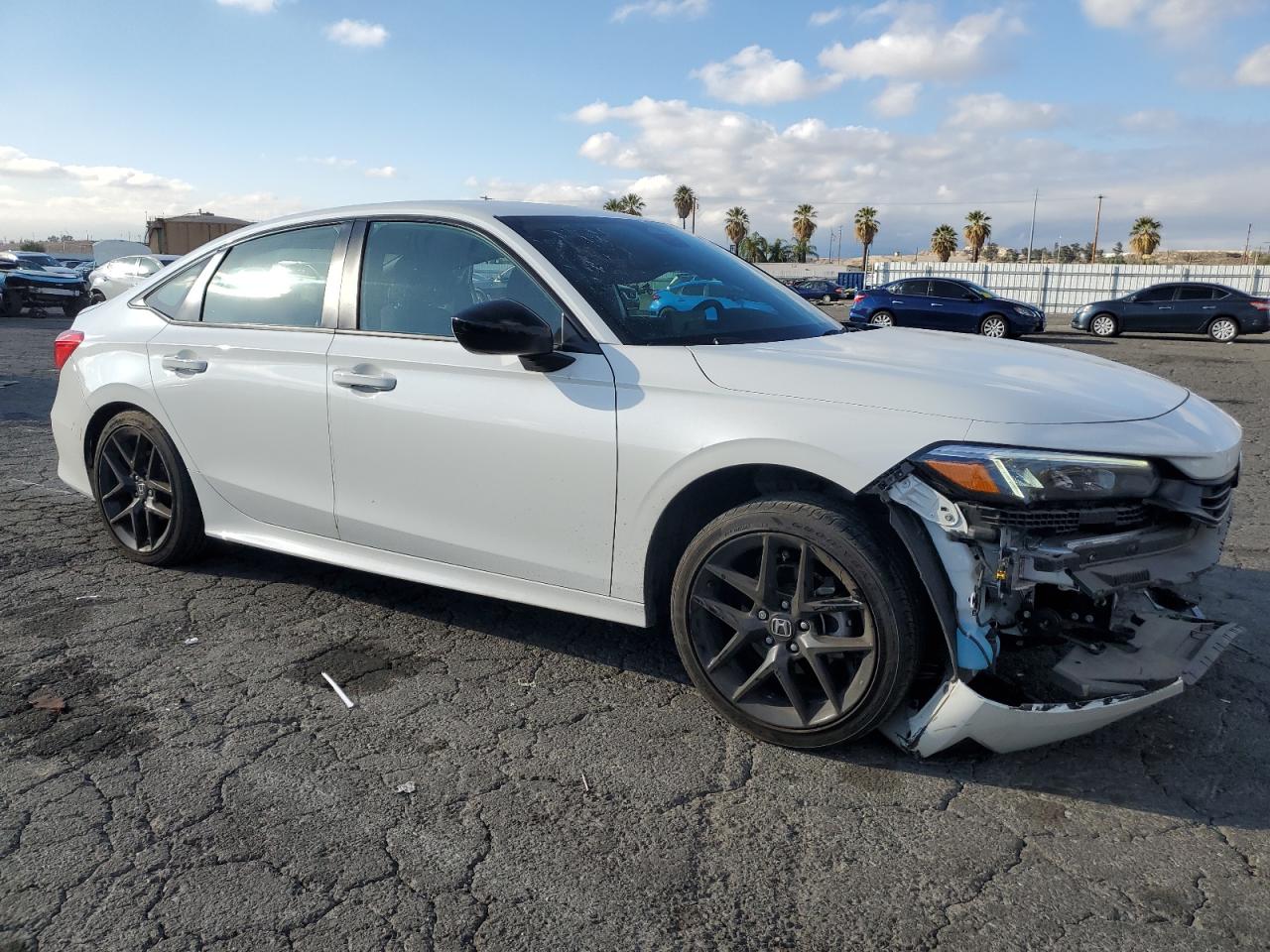 2023 Honda Civic VIN 2HGFE2F58PH506354 Copart auction photo, front end / side damage thumbnail 4