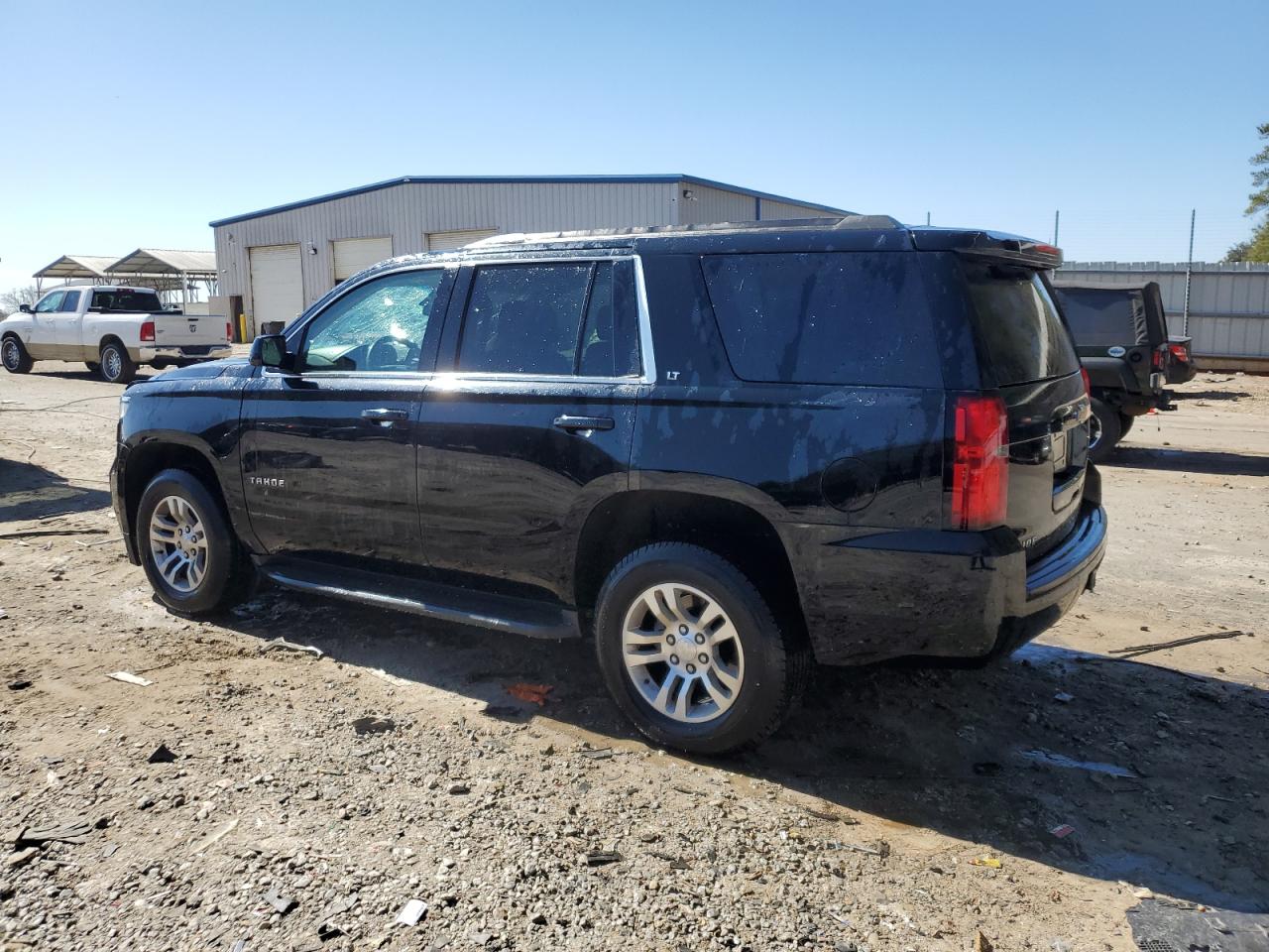 2017 Chevrolet Tahoe VIN 1GNSCBKC2HR299847 Copart auction photo, top/roof / front end damage thumbnail 2