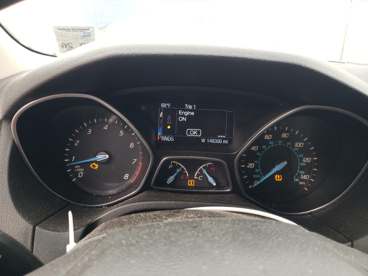 2014 Ford Focus VIN 1FADP3J21EL460374 Copart auction photo, minor dent/scratches damage thumbnail 9