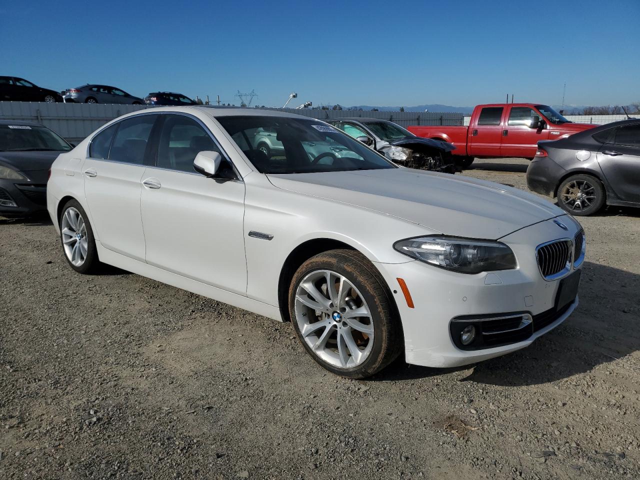2016 BMW 5er VIN WBA5B1C55GG130884 Copart auction photo, rear end damage thumbnail 4