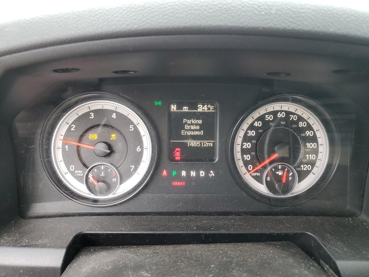 2014 RAM 1500 VIN 1C6RR7KT9ES150172 Copart auction photo, front end / undercarriage damage thumbnail 9