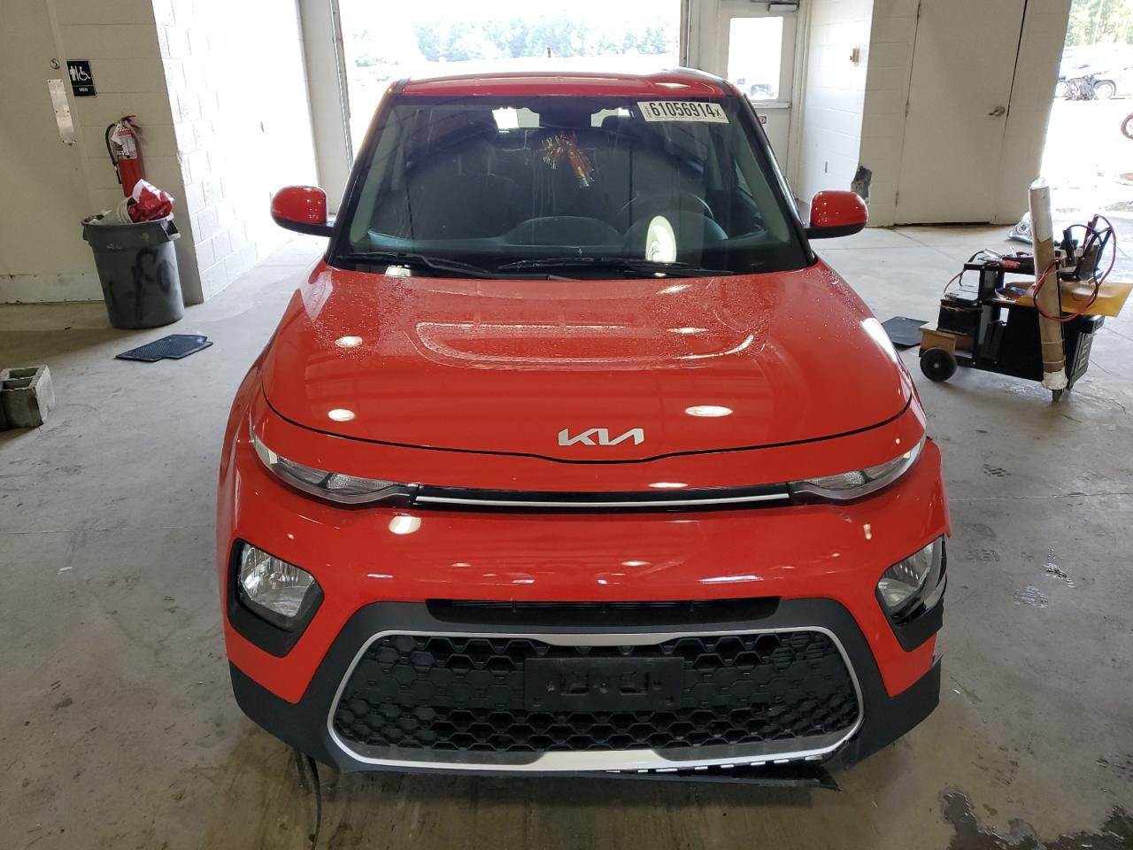 2022 KIA Soul VIN KNDJ23AU7N7182568 Copart auction photo, front end / side damage thumbnail 5