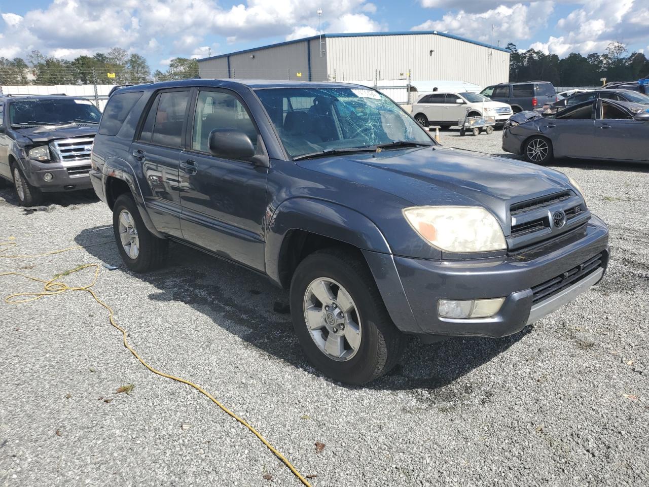 2004 Toyota 4Runner VIN JTEBT14R948008583 Copart auction photo, top/roof damage thumbnail 4