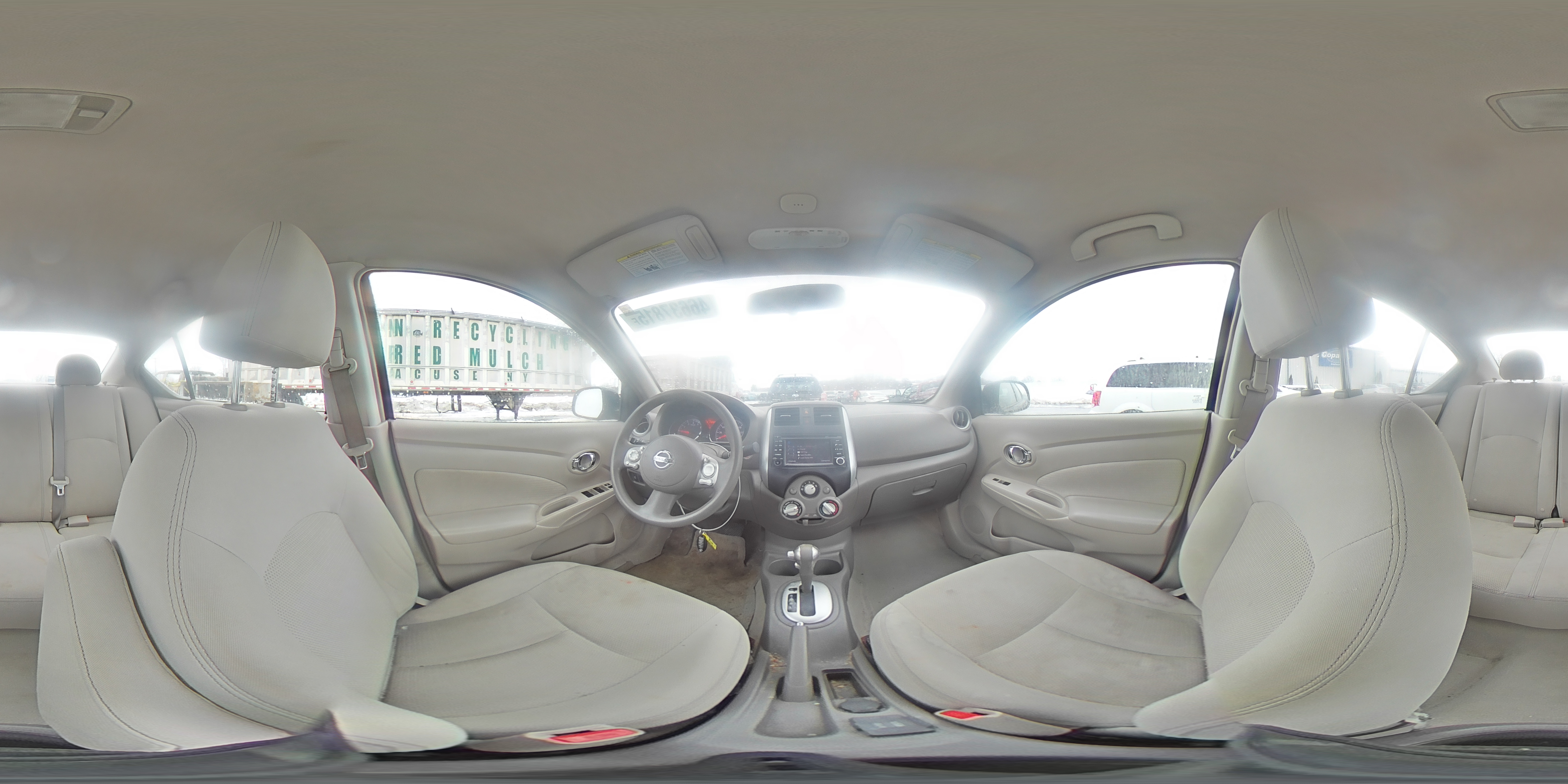 2014 Nissan Versa VIN 3N1CN7AP5EL820722 Copart auction photo, rear end damage thumbnail 12