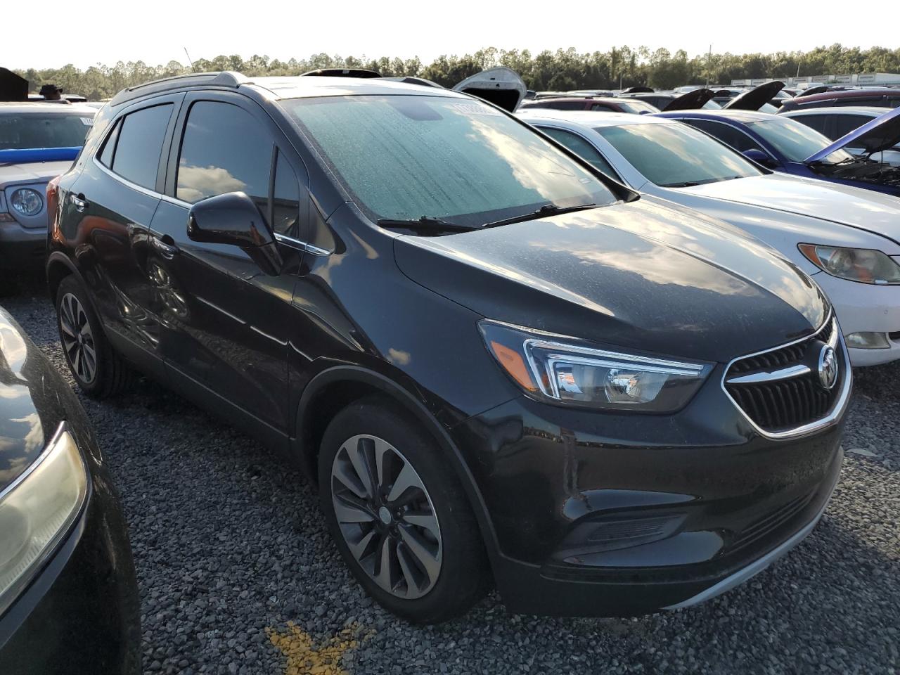 2021 Buick Encore VIN KL4CJASB1MB340535 Copart auction photo, water/flood damage thumbnail 4