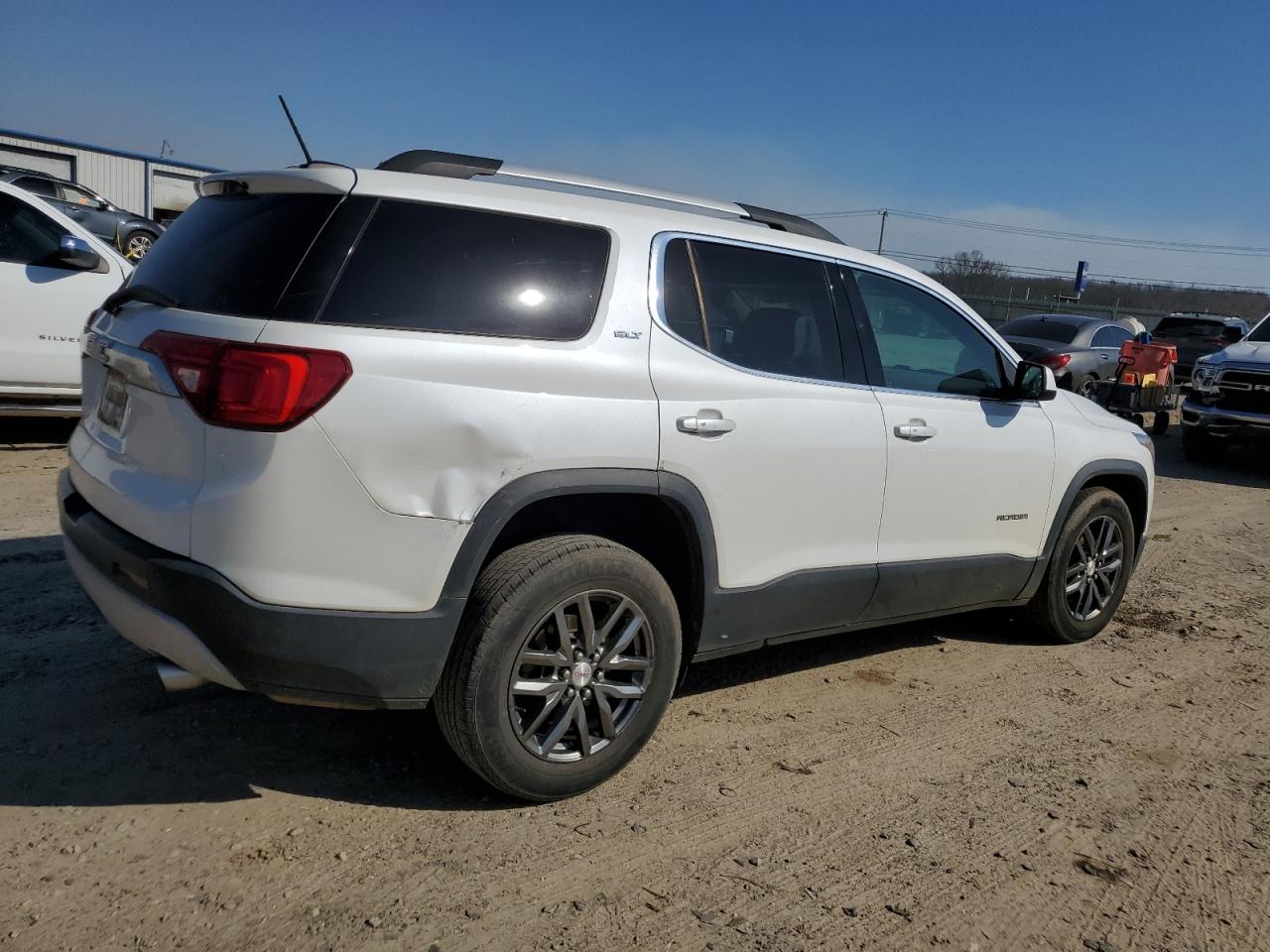 2017 GMC Acadia VIN 1GKKNMLS1HZ115295 Copart auction photo, front end / rear end damage thumbnail 3