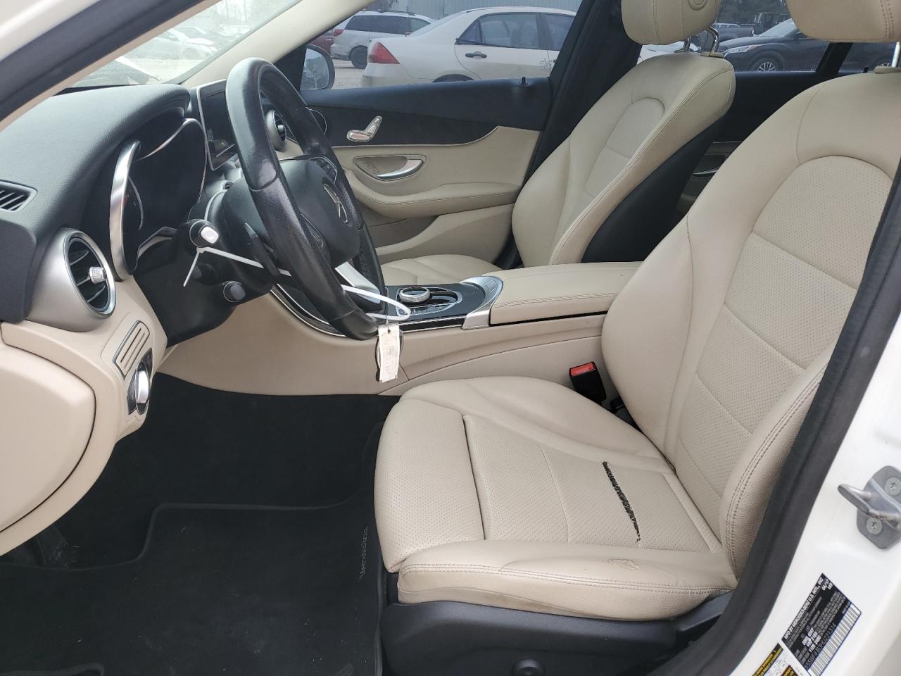 2017 Mercedes-Benz C-klasse VIN 55SWF4JB3HU221314 Copart auction photo, rear end / front end damage thumbnail 7