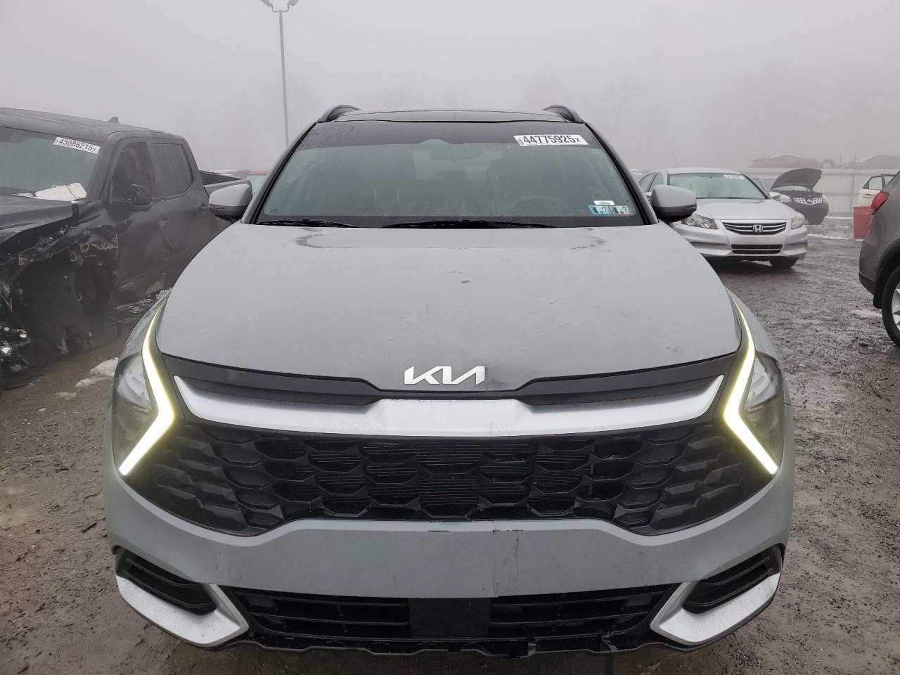 2023 KIA Sportage VIN 5XYK4CAF5PG031461 Copart auction photo, front end / side damage thumbnail 5